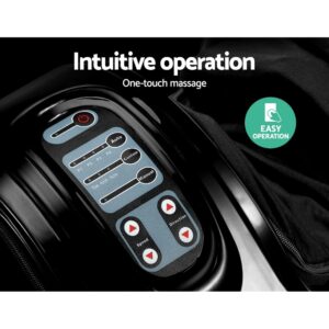 Livemor Foot Massagers – Shiatsu Electric Units with Remote, Roller Kneading & Auto Shut-Off (Black) - Image 4