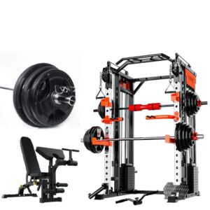 SmartFit M1 Max Smith Machine Home Gym – Ultimate 140kg Pin Loaded Power Rack