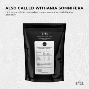 Organic Ashwagandha Root Powder – Restorative Herbal Superfood for Vitality & Balance (Unflavoured) - Image 3