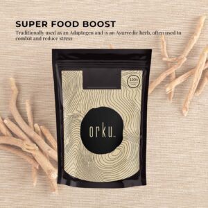 Organic Ashwagandha Root Powder – Restorative Herbal Superfood for Vitality & Balance (Unflavoured) - Image 4