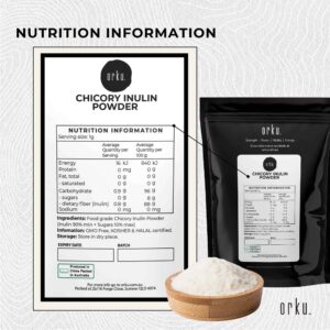 Orku Prebiotic Fibre Powder – Natural Chicory Root Inulin - Image 2