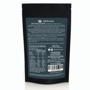 Electrolyte Powder with 95% Organic Curcumin – Lemon Flavour, 250g - Image 5
