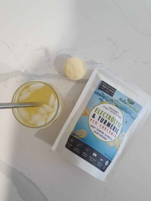 Electrolyte Powder with 95% Organic Curcumin – Lemon Flavour, 250g - Image 6