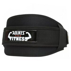 Fitness Weight Lifting Belt Back Support – Elite Training Belt Black L for Men & Women