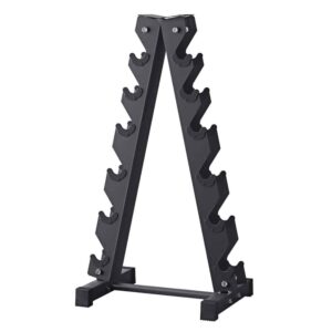 everfit 6 tier dumbbell rack home gym storage stand