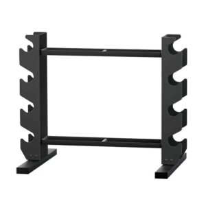 everfit dumbbell kettlebell rack home gym storage stand