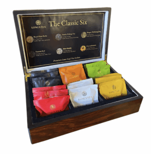 Long’s Tea Classic Six Collection Tea Chest with six iconic teas in elegant packaging