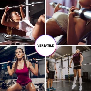 120cm dumbbell bar used for versatile full-body workouts including bench press, squats, deadlifts and overhead lifts