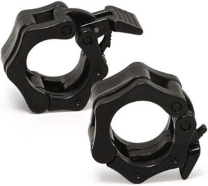 25mm barbell clamps quick release dumbbell collars black