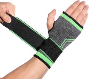 adjustable wrist support brace with breathable compression fit for training and recovery