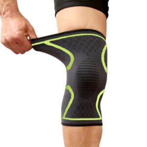 flexible sports knee support sleeve with breathable compression fit for active recovery