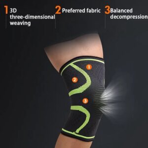 sports knee support sleeve with breathable compression design for training and recovery
