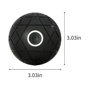 3.03 inch portable vibration massage ball designed for muscle relaxation, fascia release, recovery training and targeted pressure point therapy