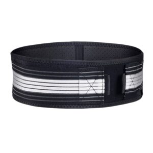Adjustable compression support belt with breathable design and adjustable fit