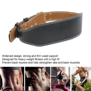 Wide Weightlifting Belt – Adjustable Gym Support Belt for Squats & Deadlifts - Image 7