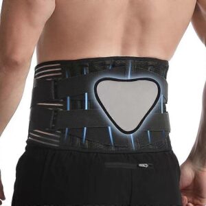 Size L Non-Slip Breathable Lower Back Support Belt for Work and Daily Support
