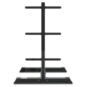 CORTEX standard weight tree with six weight plate storage pegs and compact steel frame for organised home gym equipment storage