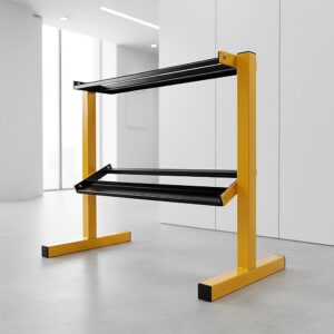 Randy Travis Machinery 2 Tier Dumbbell Storage Rack - Image 2