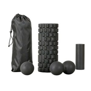 Everfit recovery roller set with foam roller, mini roller, peanut ball, and massage ball for mobility and muscle recovery