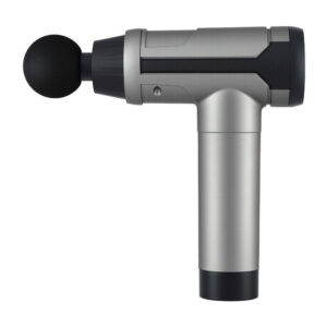 Deep tissue massage gun with ergonomic design for targeted muscle recovery, relaxation, mobility training and fitness recovery support