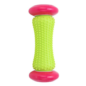 Portable textured massage roller for foot pain relief, plantar fascia massage, recovery support and everyday foot wellness exercises