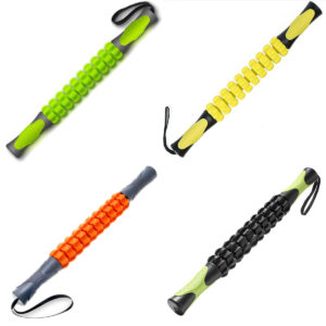 Self massage roller stick designed for trigger point therapy, muscle relaxation, post-workout recovery and mobility training for active lifestyles and fitness enthusiasts