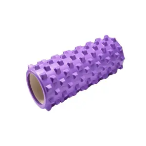 Foam roller with Wolf Tooth textured surface for muscle recovery, mobility, and post-workout massage therapy