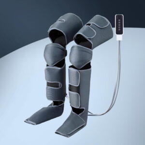 Livemor full-leg compression massage sleeves with wired handheld controller