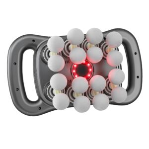Rear view of the Everfit 16-head massage gun with multi-node massage surface
