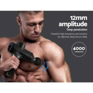 Everfit massage gun with smart-touch LCD display and 30 speed levels
