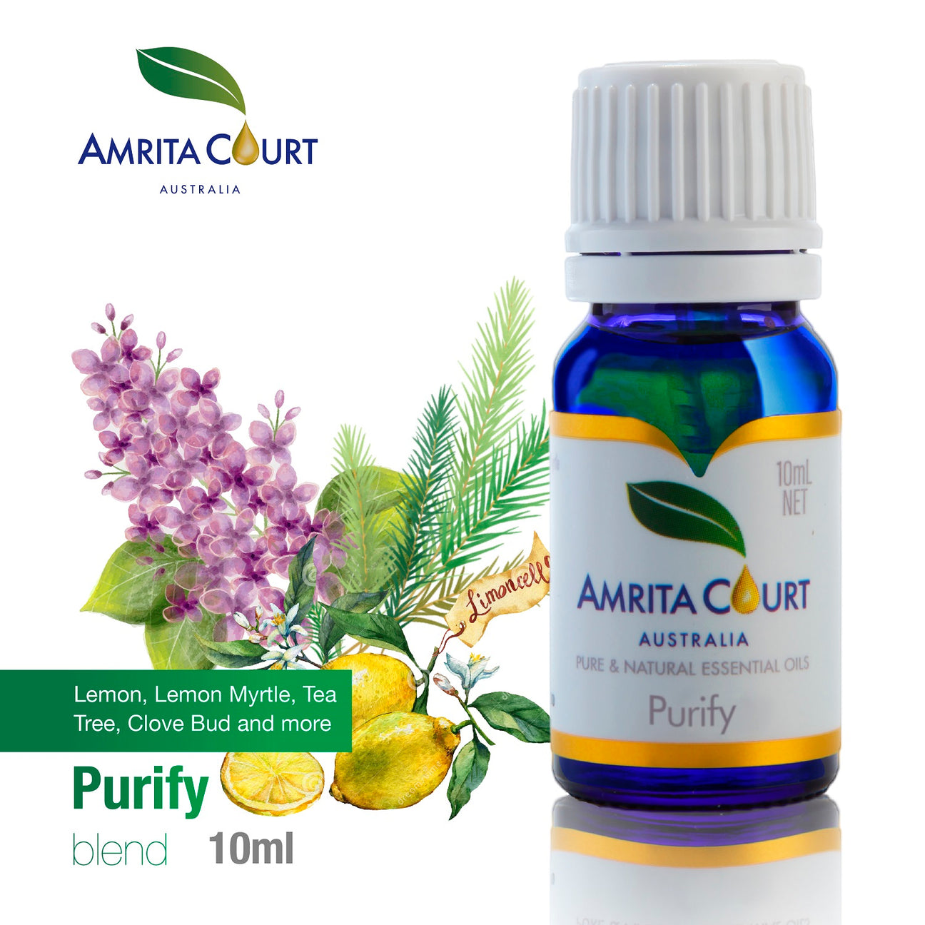 Amrita Court Purify Essential Oils Blend – 10mL