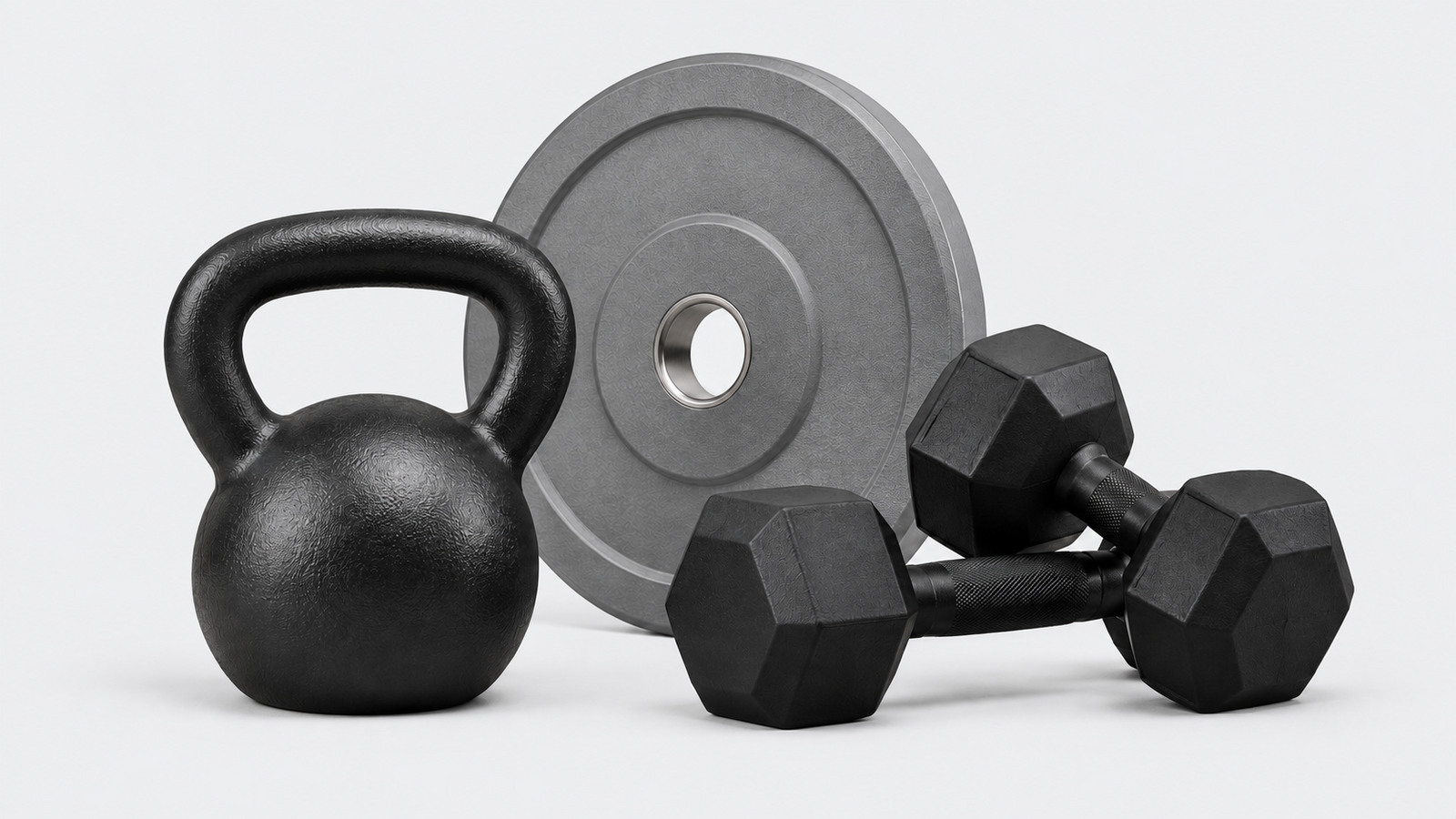 Free weights for home strength training