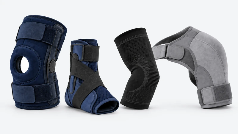 Braces and supports for stability, mobility and recovery