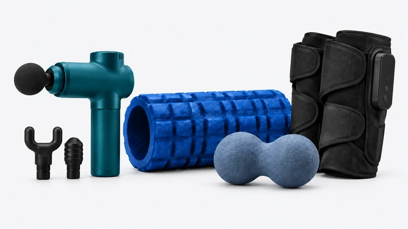 Massage and recovery tools for muscle relief