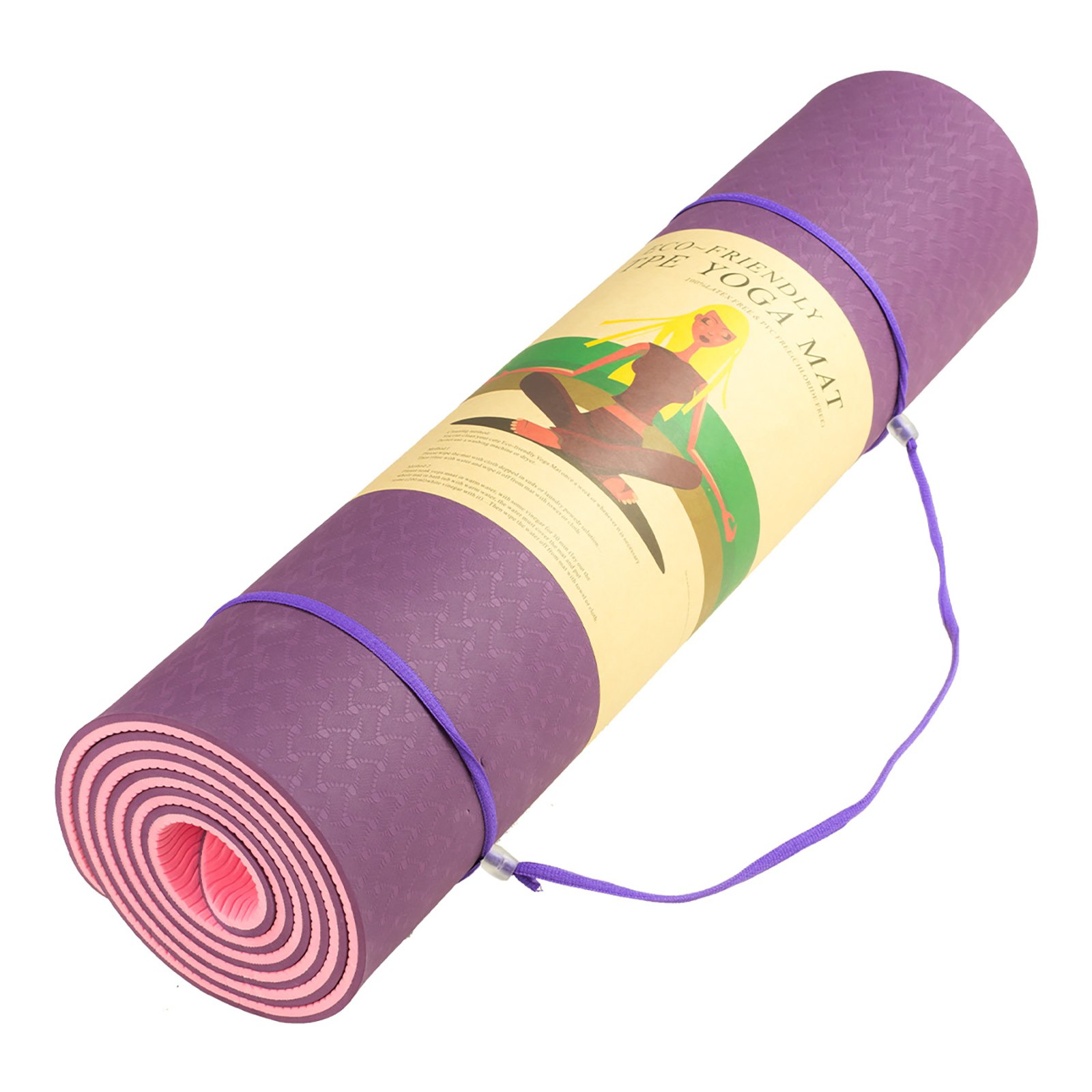 Powertrain 6mm TPE Yoga Mat – Non-Slip Pilates & Exercise Mat - Image 31